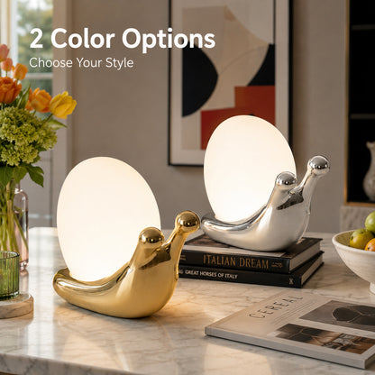 Creative Bedroom Snail Table Lamp