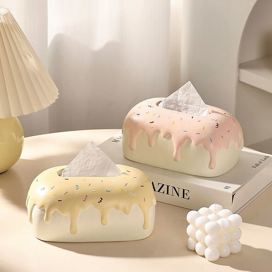 Creative Ceramic Cream Tissue Box