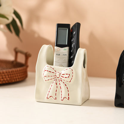 Creative Ceramic Handheld Storage Basket