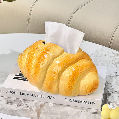 Creative Croissant Tissue Box