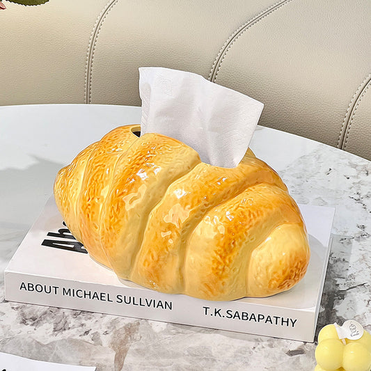 Creative Croissant Tissue Box