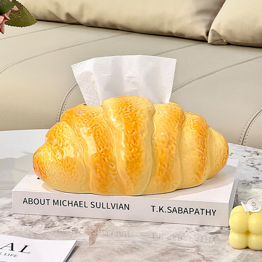 Creative Croissant Tissue Box