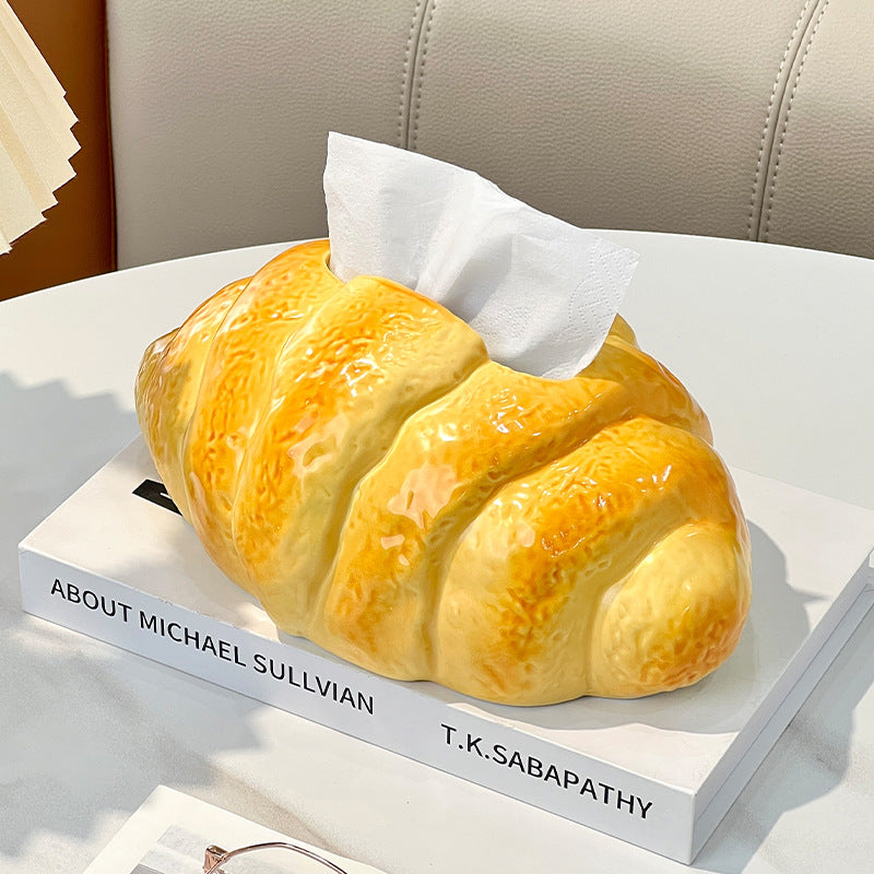 Creative Croissant Tissue Box