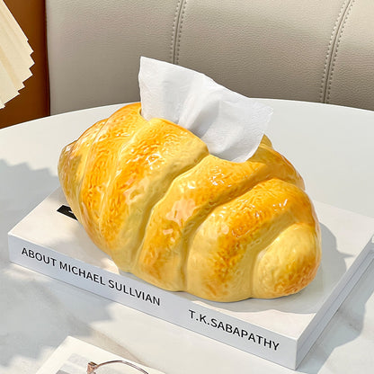 Creative Croissant Tissue Box