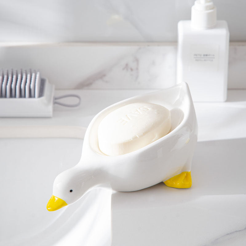 Creative Cute Duck Soap Box