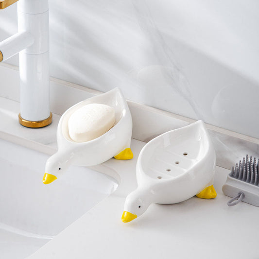 Creative Cute Duck Soap Box