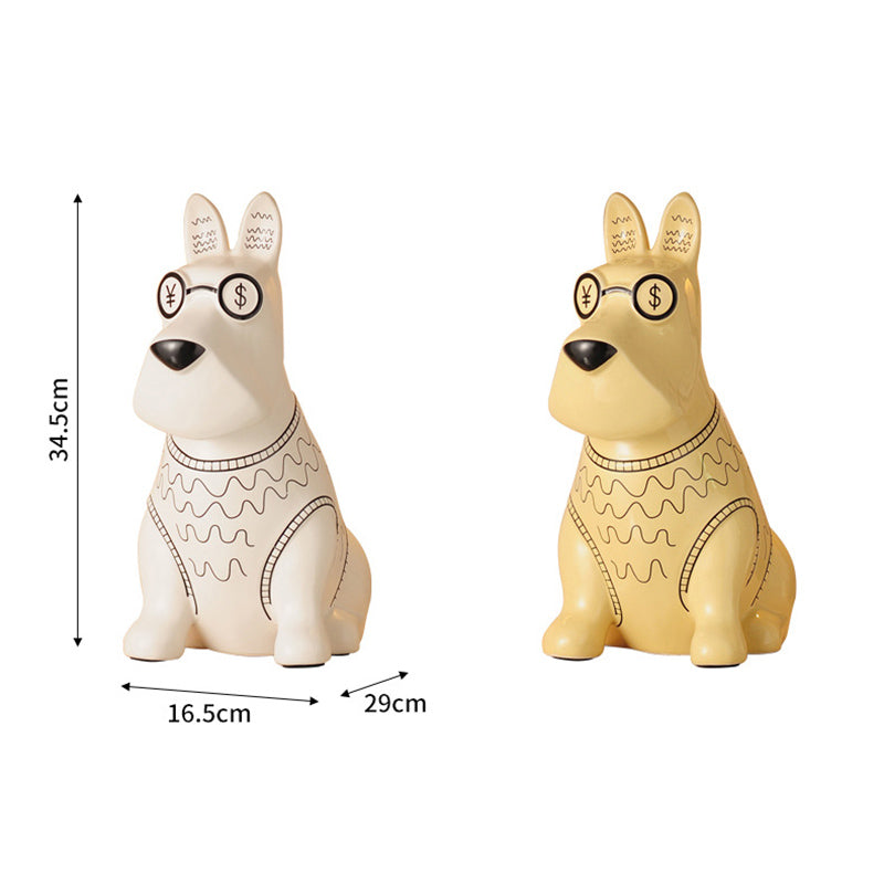 Creative Cute Puppy Ceramic Tissue Box