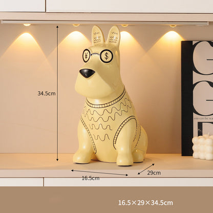 Creative Cute Puppy Ceramic Tissue Box