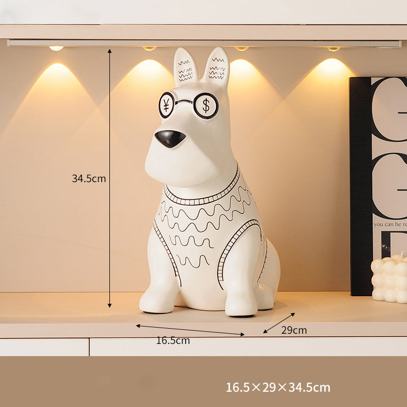 Creative Cute Puppy Ceramic Tissue Box
