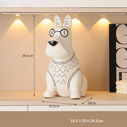 Creative Cute Puppy Ceramic Tissue Box