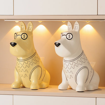 Creative Cute Puppy Ceramic Tissue Box