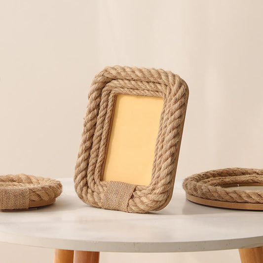 Creative Hemp Rope Photo Frame