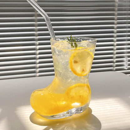 Creative Shoe Shape Glass Cup