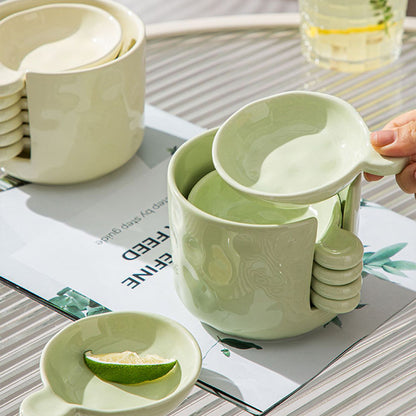 Creative Small Dipping Dish With Handle