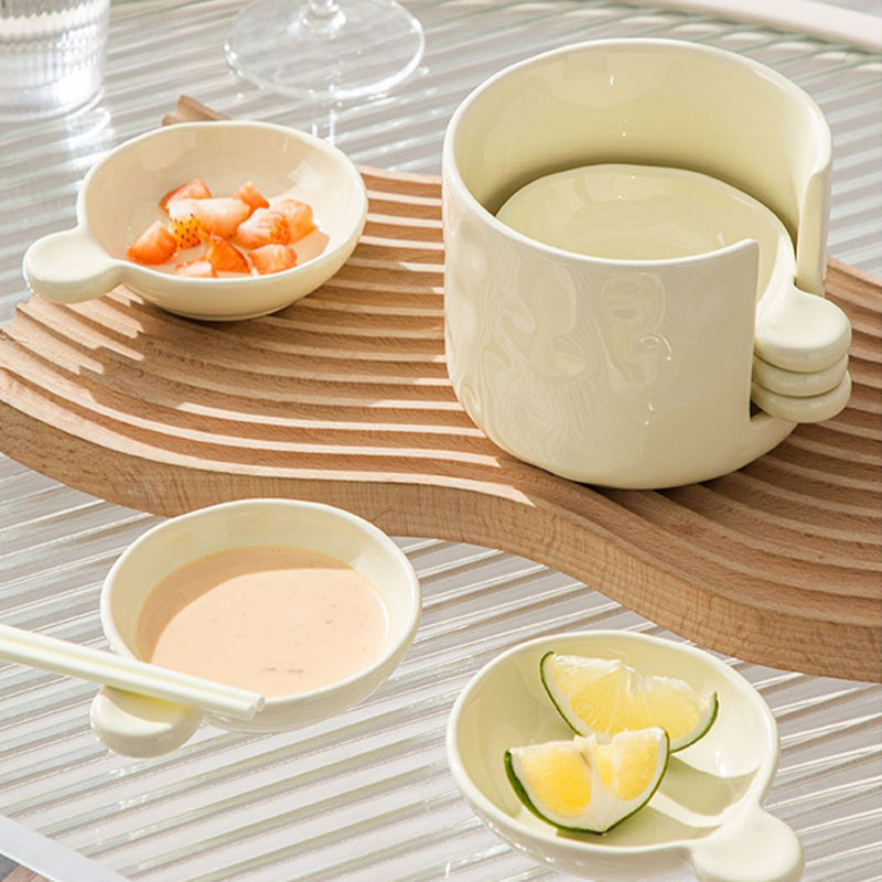 Creative Small Dipping Dish With Handle
