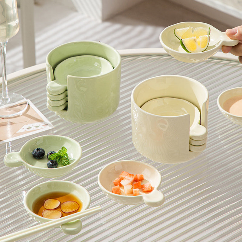 Creative Small Dipping Dish With Handle