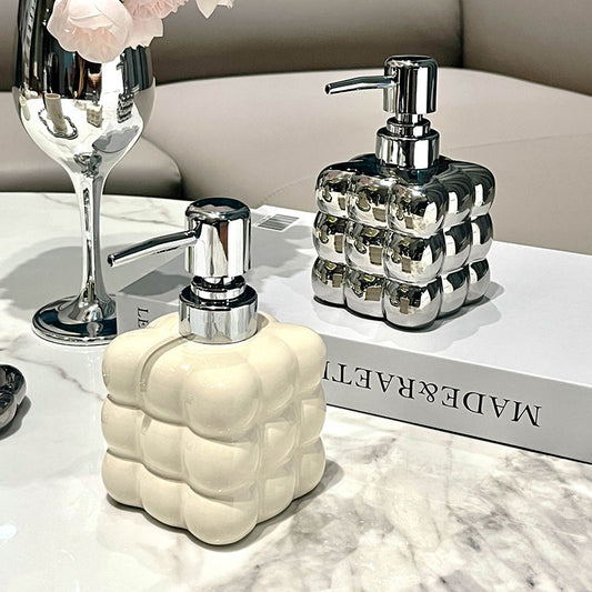 Creative Square Ceramic Lotion Bottle