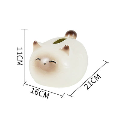 Creative Cat Ceramic Tissue Box