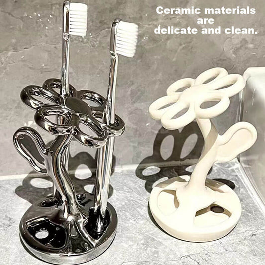 Creative Flower Toothbrush Holder
