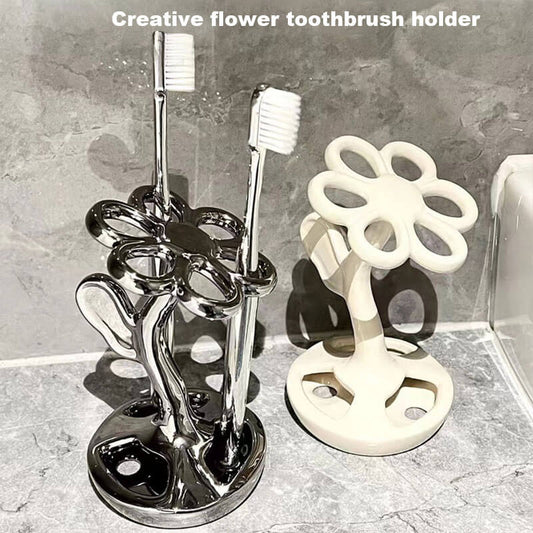 Creative Flower Toothbrush Holder
