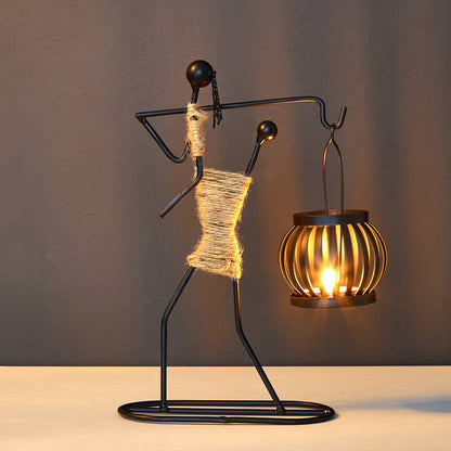 Creative Iron Candle Holder