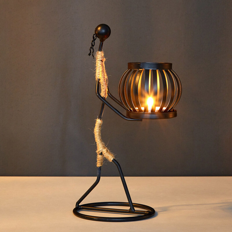 Creative Iron Candle Holder