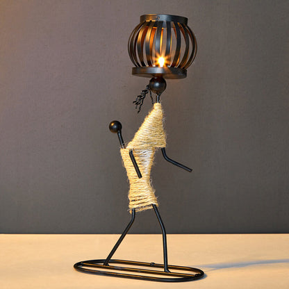 Creative Iron Candle Holder