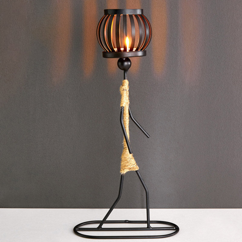 Creative Iron Candle Holder