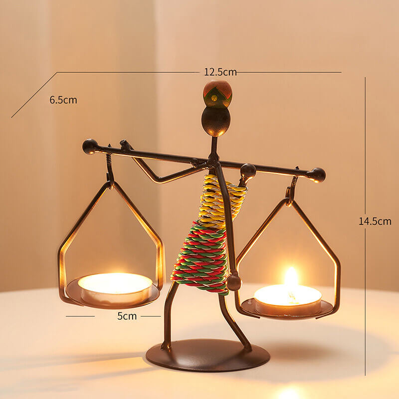 Creative Iron Candle Holder