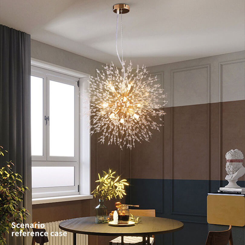 Crystal Dandelion Chandelier