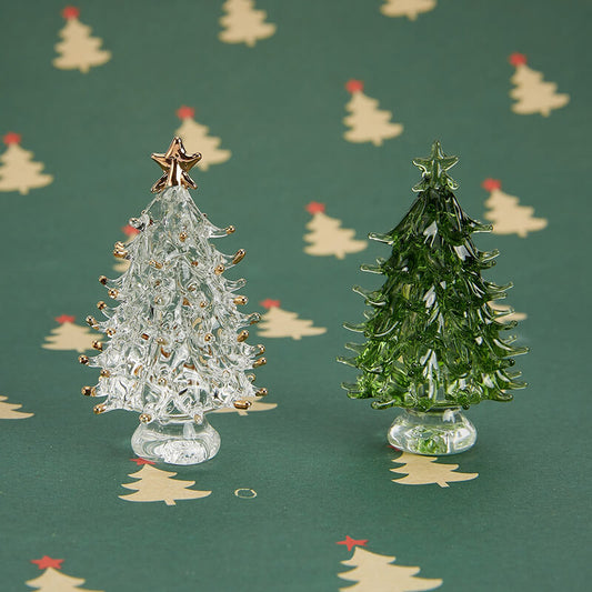 Crystal Glass Christmas Tree Ornament