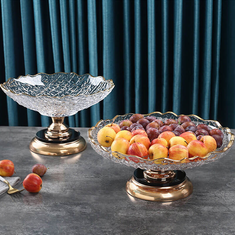 Crystal Glass Fruit Plate