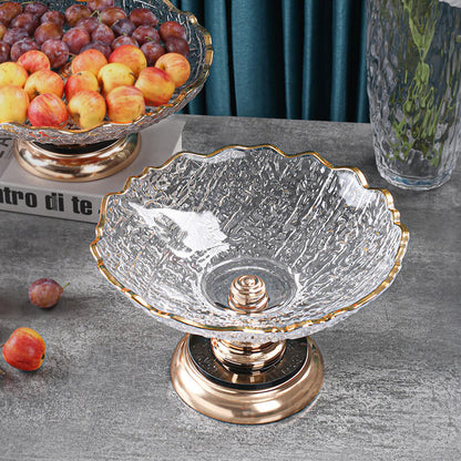 Crystal Glass Fruit Plate