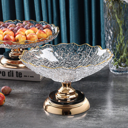 Crystal Glass Fruit Plate