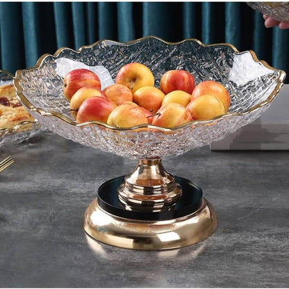 Crystal Glass Fruit Plate