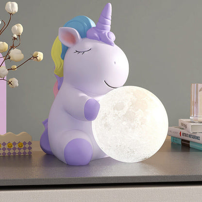 Cute Bear Resin Night Lamp