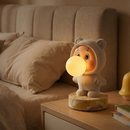 Cute Cartoon Bubble Boy Desk Lamp