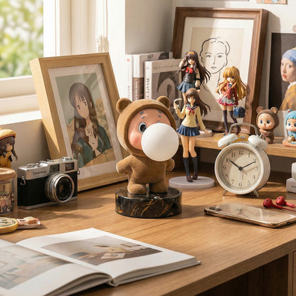 Cute Cartoon Bubble Boy Desk Lamp