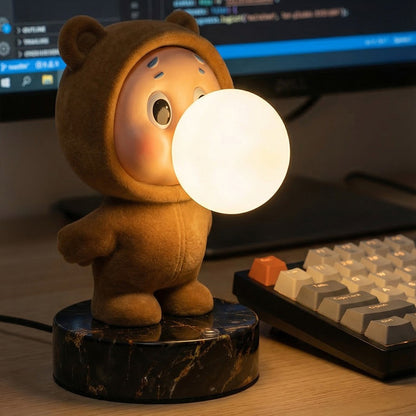 Cute Cartoon Bubble Boy Desk Lamp