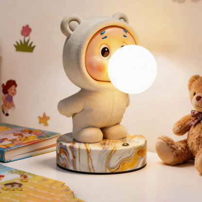 Cute Cartoon Bubble Boy Desk Lamp