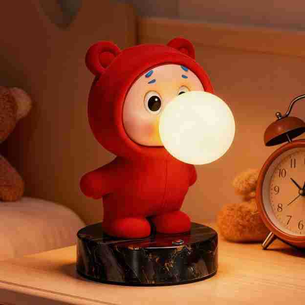Cute Cartoon Bubble Boy Desk Lamp