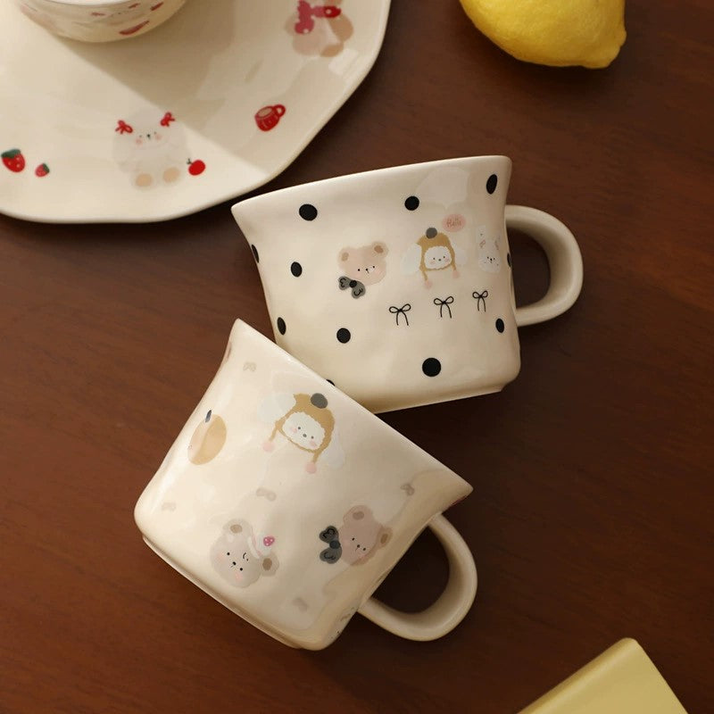 Cute Cartoon Ceramic Coffee Mug