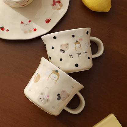 Cute Cartoon Ceramic Coffee Mug