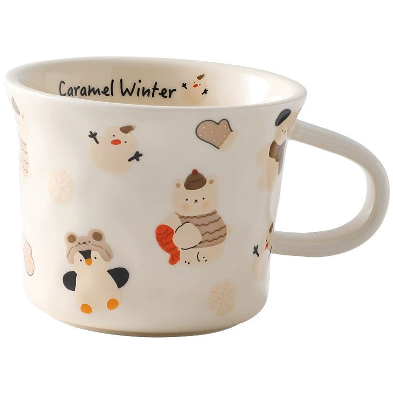 Cute Cartoon Ceramic Coffee Mug