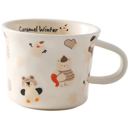 Cute Cartoon Ceramic Coffee Mug