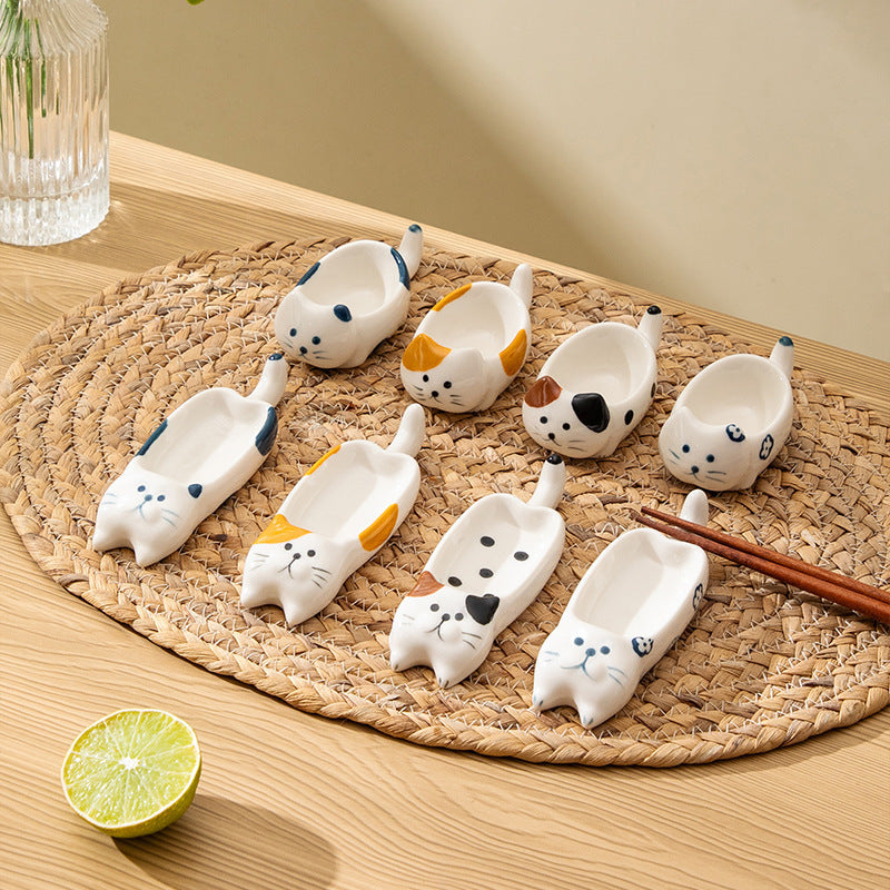 Cute Cartoon Ceramic Dipping Dish Set