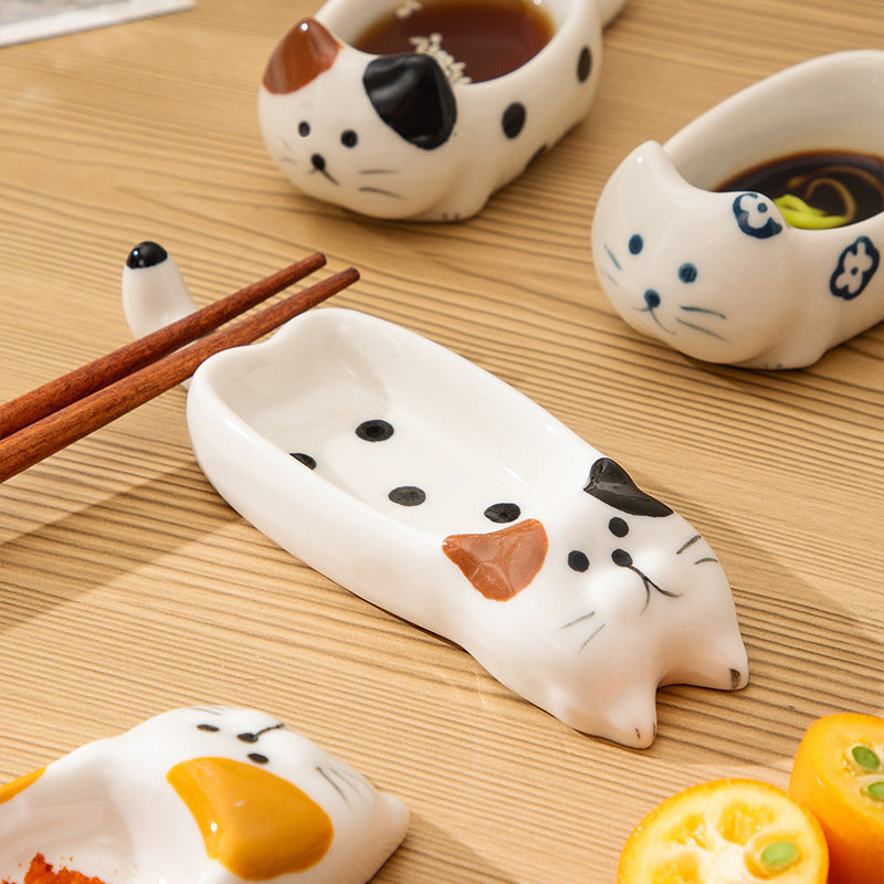 Cute Cartoon Ceramic Dipping Dish Set