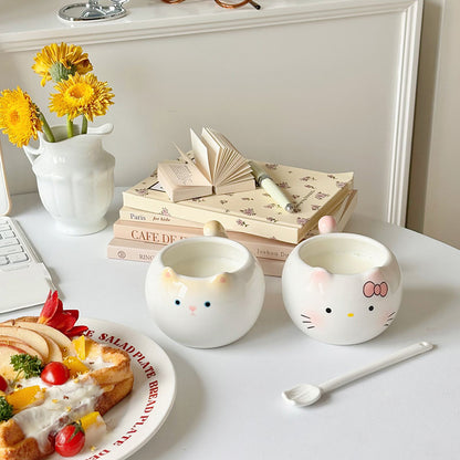 Cute Cat Ceramic Coffee Mugs