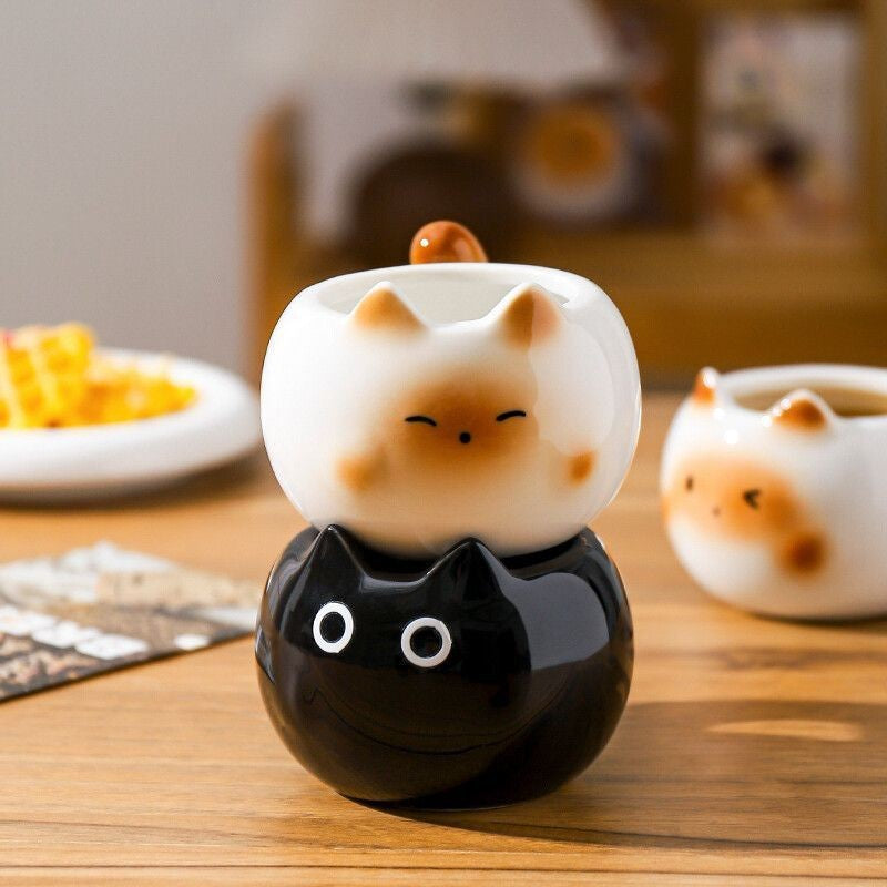 Cute Cat Ceramic Coffee Mug