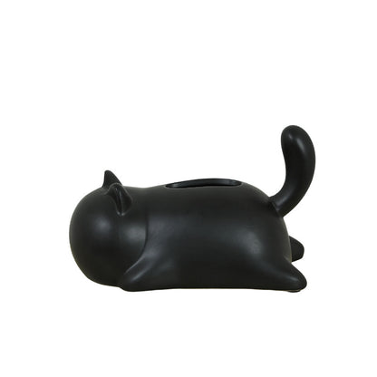 Cute Cat Ceramic Tissue Box